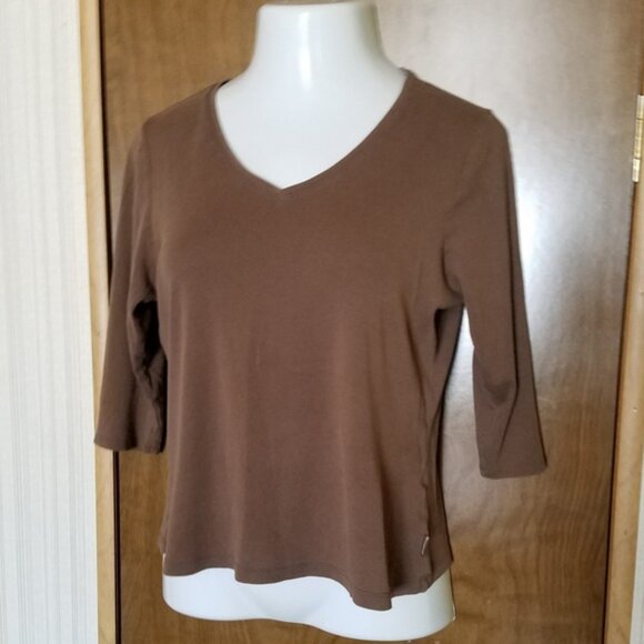 3 cotton shirts in earth tones - Picture 2 of 14